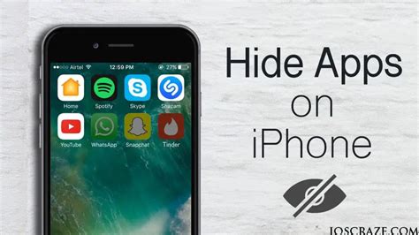 hide dating apps on iphone